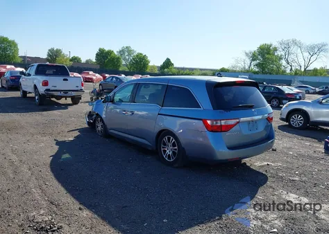 2012 Honda Odyssey Ex-L из США, поврежденный, VIN 5FNRL5H69CB061843